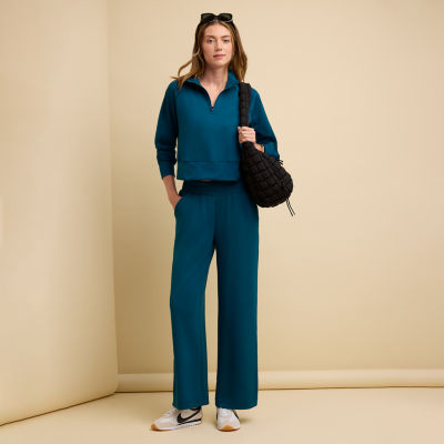 Xersion Womens Scuba Luxe Open Hem Pant