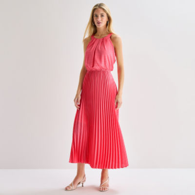 Robbie Bee Womens Sleeveless Maxi Dress