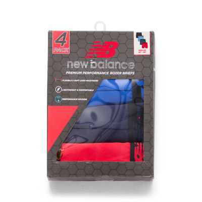 New Balance Mens 4 Pack Boxer Briefs Nb3017-4