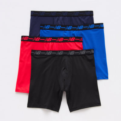 New Balance Mens 4 Pack Boxer Briefs Nb3017-4