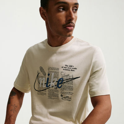 Nike Mens Crew Neck Short Sleeve Classic Fit Graphic T-Shirt