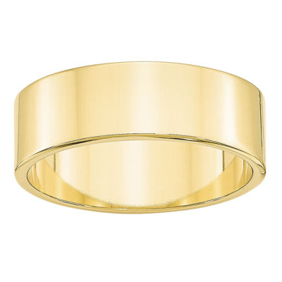 7MM 10K Gold Wedding Band - JCPenney