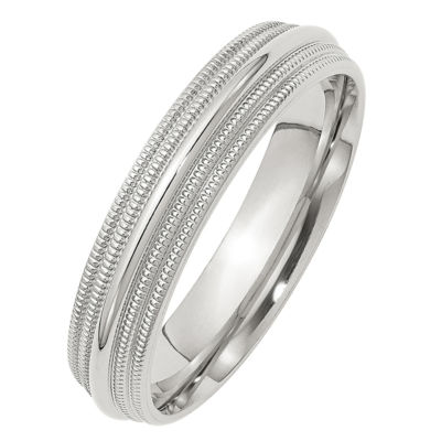 5MM Sterling Silver Wedding Band