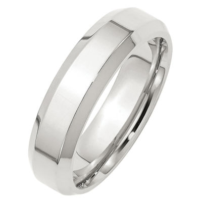 6MM Sterling Silver Wedding Band