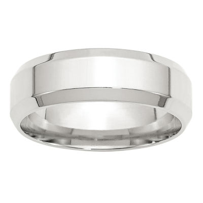 7MM Sterling Silver Wedding Band