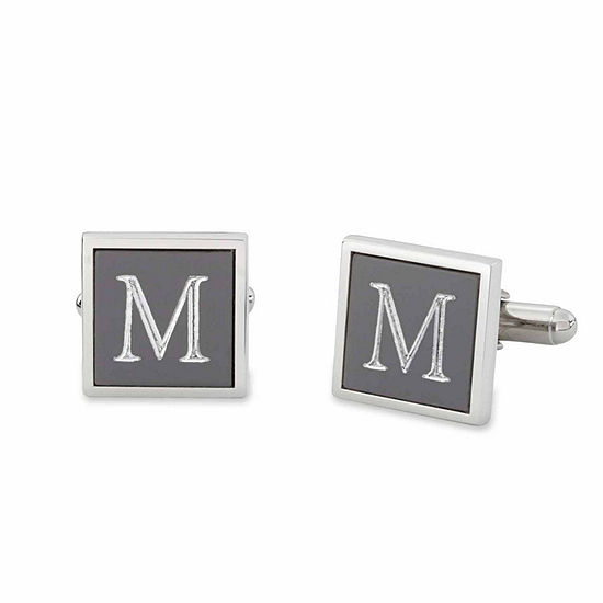 Personalized Anodized Aluminum Square Cuff Links