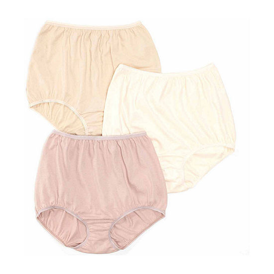 Underscore® Cotton Briefs, Tailored Panties 3 Pack, Color: Naturals