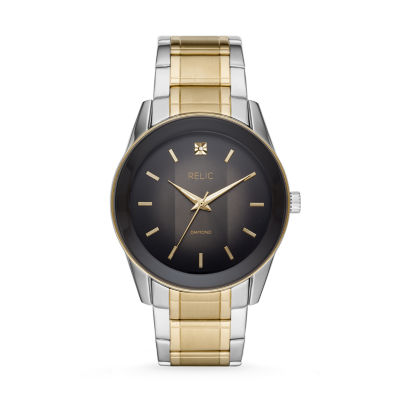 Fossil gold diamond outlet watch