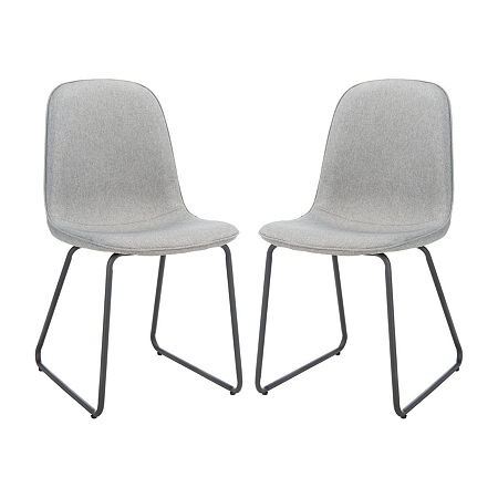 Makalu Mid Century Modern Dining Chair - Set Of 2, One Size, Gray