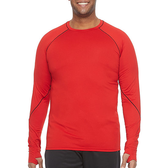 Sports Illustrated Big and Tall Mens Crew Neck Long Sleeve T-Shirt
