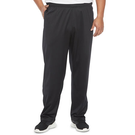 Xersion Mens Big and Tall Tricot Workout Pant, Large Tall, Black