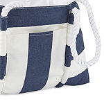 Layerings 12oz Cotton Canvas Bottle Cooler Tote with 12mm Rope Handles