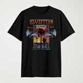 Novelty Led Zeppelin Mens Crew Neck Short Sleeve Classic Fit Big