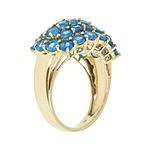 LIMITED QUANTITIES  Genuine Neon Apatite 10K Yellow Gold Ring
