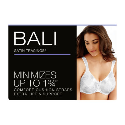 Bali Satin Tracings® Full Coverage Underwire Minimizer Bra 3562