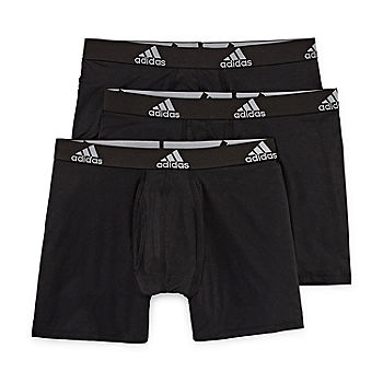 adidas Performance Cotton Mens 3 Pack Trunks, Color: Onyx Black Gray -  JCPenney