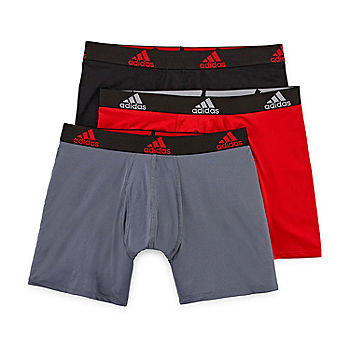 adidas Performance Mens 3 Pack Boxer Briefs - JCPenney