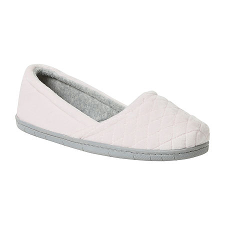  -Dearfoams Katie Espadrille Womens Clog Slippers