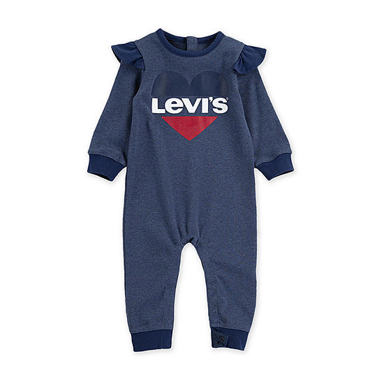 Levi's Baby Girls Long Sleeve Jumpsuit