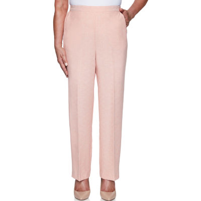 Alfred Dunner Springtime In Paris Womens Straight Pull-On Pants