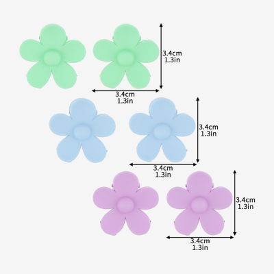 Arizona Multi Flower 6-pc. Hair Clip