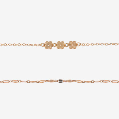 Arizona Womens 5-pc. Beaded Bracelet Set