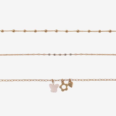 Arizona Gold Tone Layered Necklace Set