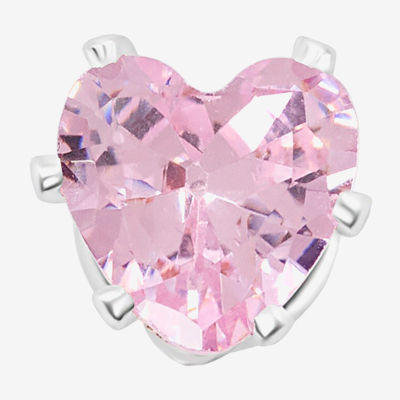 Sparkle Allure Light Up Box Womens Cubic Zirconia Pure Silver Over Brass Heart 2-pc. Jewelry Set