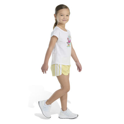 adidas Little Girls 2-pc. Short Set