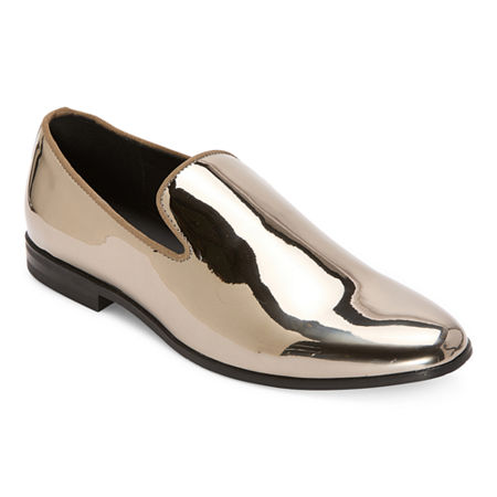 J. Ferrar Mens Sutton Slip-On Shoe, 8 Medium, Silver