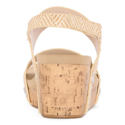 Pop Womens Xiomara Wedge Sandals