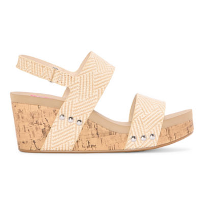 Pop Womens Xiomara Wedge Sandals
