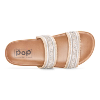 Pop Augustina Womens Footbed Sandals