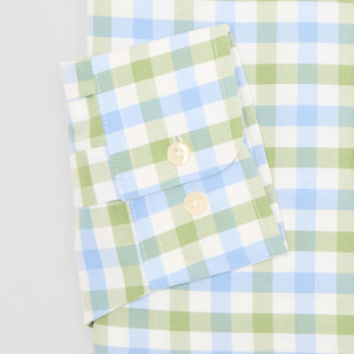 Stafford Coolmax All Season Ecomade Oxford Mens Regular Fit Long Sleeve Dress Shirt