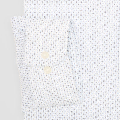 Stafford Sweat Repel Mens Big & Tall Regular Fit Long Sleeve Pattern Dress Shirt