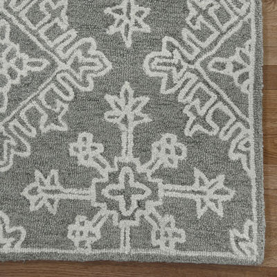 Amer Rugs Boston Geometric Hand Tufted Indoor Rectangular Accent Rug