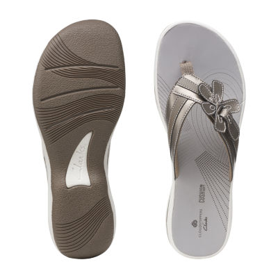 Clarks Cloudsteppers Womens Brinkley Flora Flip-Flops