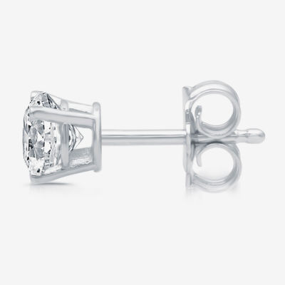 H-I / I1) Ever Star 1 CT. T.W. Lab Grown White Diamond 10K Gold 6.3mm Single Earring