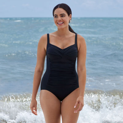 Trimshaper Womens One Piece Swimsuit