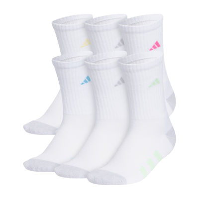 adidas Little & Big Girls 6 Pair Low Cut Socks