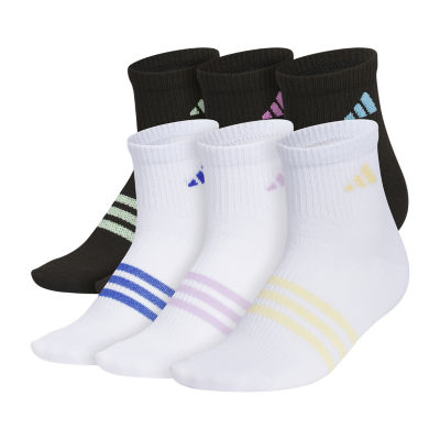 adidas Little & Big Girls 6 Pair Low Cut Socks