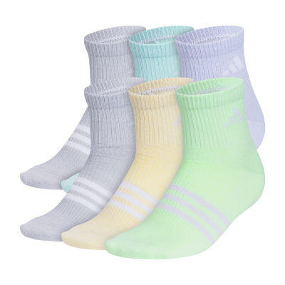 adidas Little & Big Girls 6 Pair Low Cut Socks