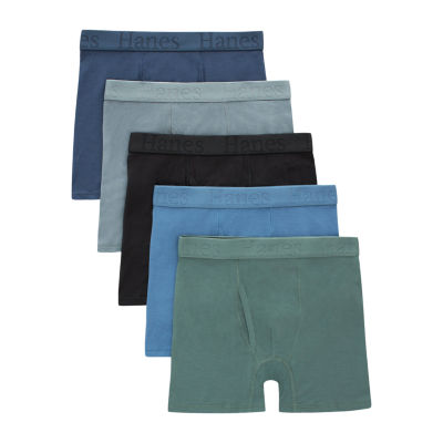 Hanes Originals Ultimate Little & Big Boys 5 Pack SuperSoft Boxer Briefs