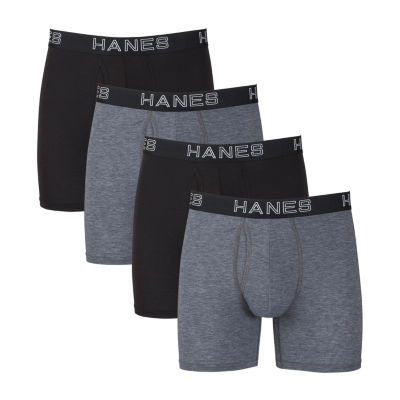 Hanes Ultimate Comfort Flex Fit Total Support Pouch Mens 4 Pack Boxer Briefs