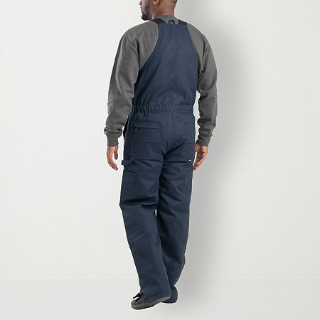 Berne Heritage Twill Insulated Bib Mens Big And Tall Workwear Overalls, 3x-large Tall, Blue