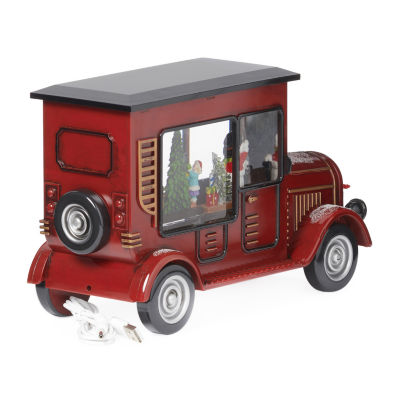 Roman 6" Led Truck With Santa Lighted Christmas Tabletop Decor