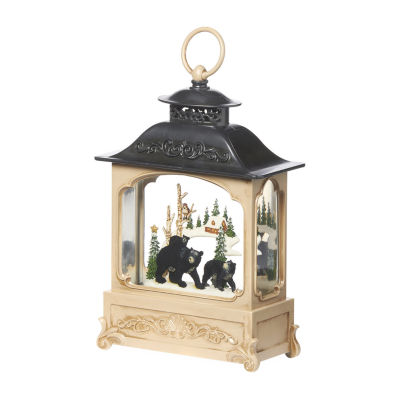 Roman "12"" Led Bear Family Lantern" Lighted Christmas Tabletop Decor