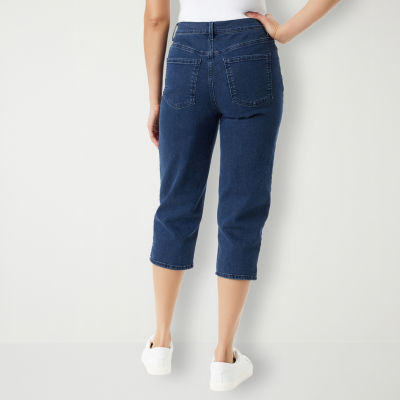 Gloria Vanderbilt Women's Amanda High-Rise Straight-Leg Capri Jeans