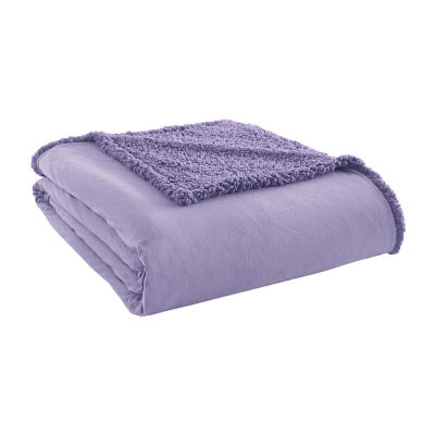 Shavel Home Micro Flannel Sherpa Blanket