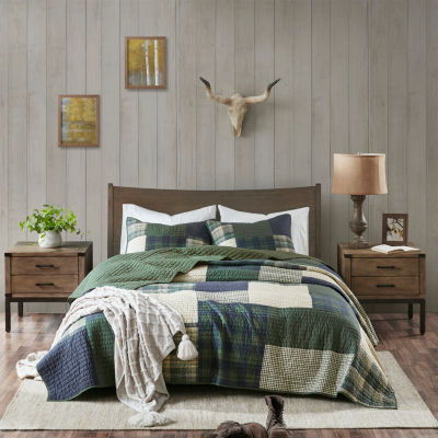 Woolrich Mill Creek Oversized Cotton 3pc Quilt Set